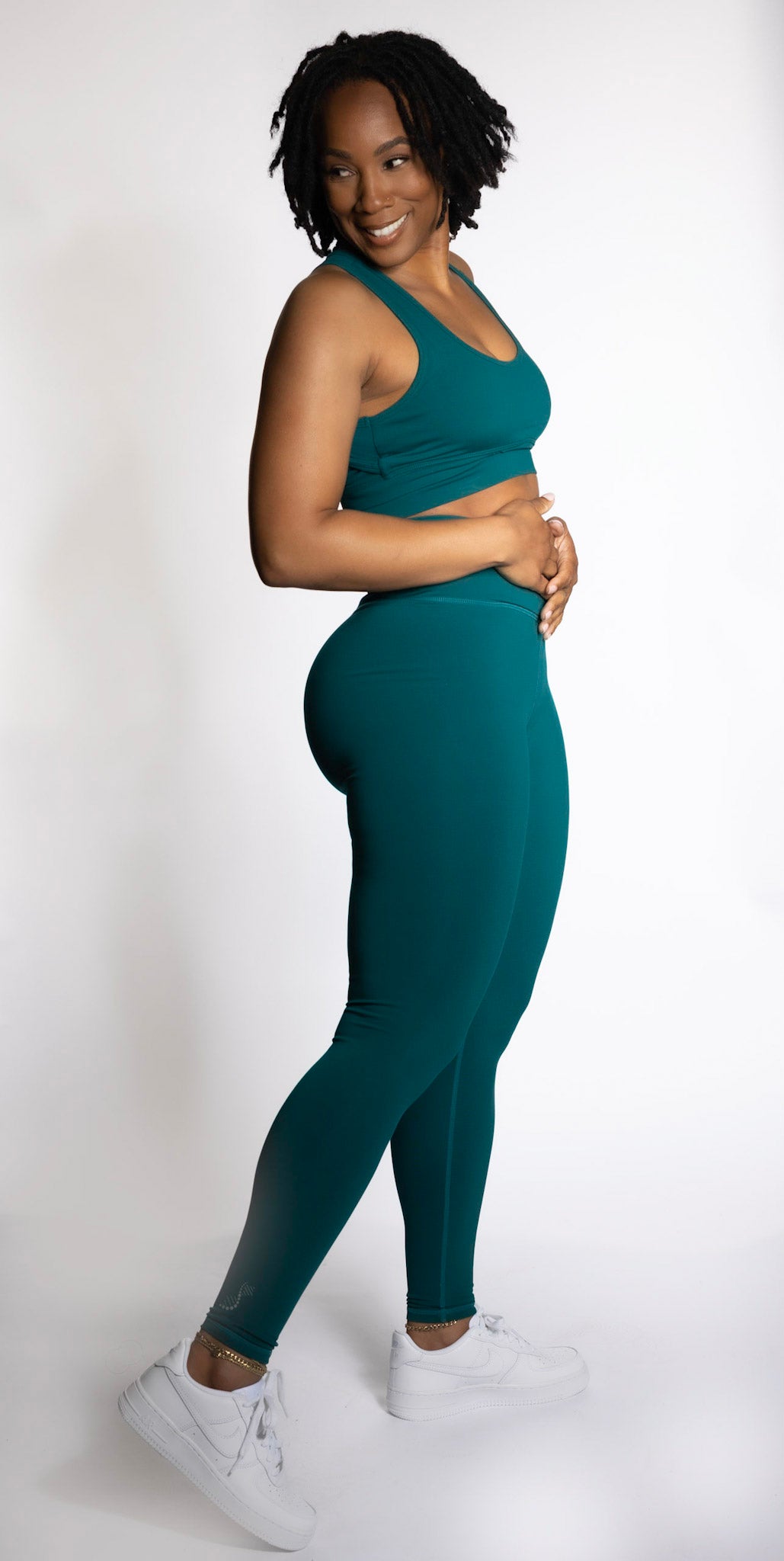 Embrace "Cut-Out Pants" (Teal)