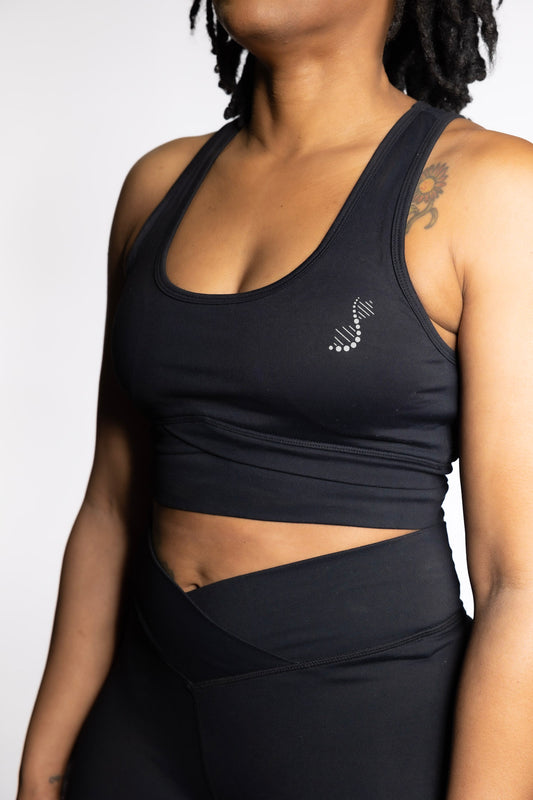 Embrace "Cut-Out Sports Bra" (Black)